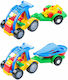 ToyMarkt Buggy & Trailer Plastic Beach Truck