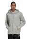 Gray Hooded Cardigan