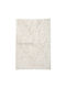 Βιοκαρπέτ Flokati Χαλί Ορθογώνιο Shaggy Μάλλινο Natural White 1000gsm 60x90cm