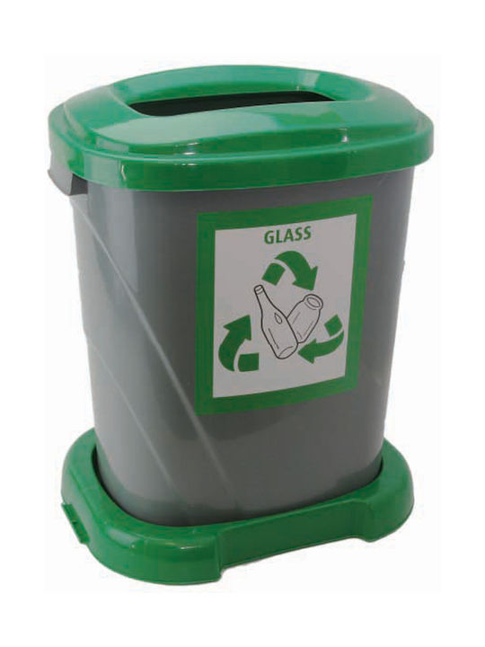 Viosarp TP567 Coș de Reciclare Plastic Green 50lt 1buc