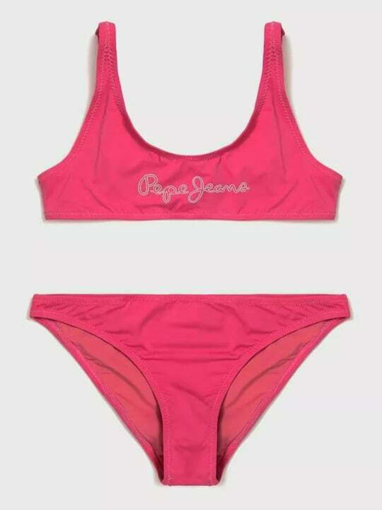 Pepe Jeans Ada Παιδικό Μαγιό Μπικίνι Ροζ