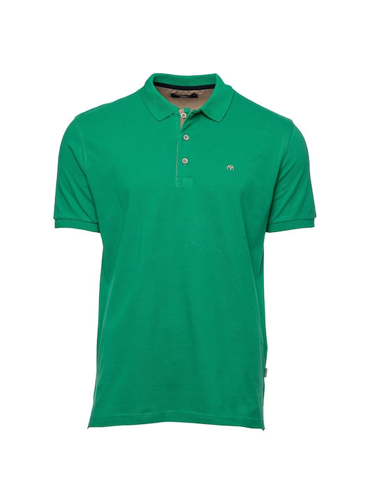 Makis Tselios Fashion Ανδρικό T-shirt Polo Πράσινο