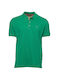 Makis Tselios Fashion Men's Short Sleeve Blouse Polo Green