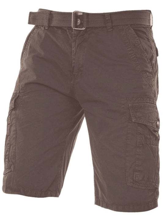 Cargo Shorts with Brown Pockets