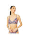 Superdry Triangle Bikini Top with Adjustable Straps Purple