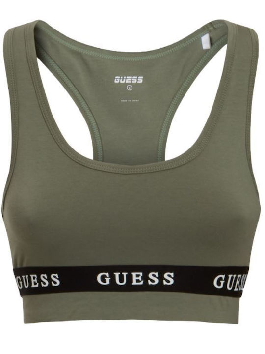 Guess Women's Sports Bra without Padding Green