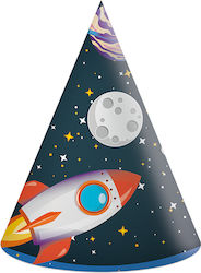 Procos Party Hats Paper Hats 6 pieces Rocket Sp...