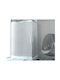 Orabella Stardust Easy Fix Kabine für Dusche mit Schieben Tür 100x110x190cm Stoff Chrom