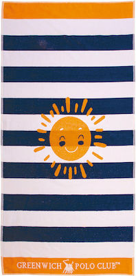 Greenwich Polo Club 3679 Kids Beach Towel Orange 140x70cm 267701403679