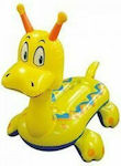 Kids Inflatable Ride On with Handles Yellow 135cm