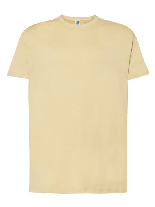 JHK T-Shirt Men's 100% Cotton Beige TSRA150