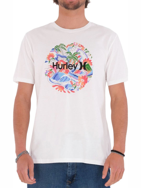 Hurley T-shirt Λευκό