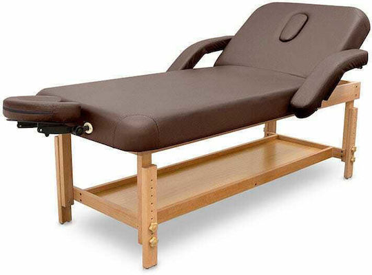 SuperOrtho Harmony 2 Κρεβάτι Φυσιοθεραπείας Καφέ από Ξύλο 185x78εκ.