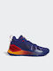 D Rose Son Of Chi High Basketball Shoes Legacy Indigo / Purple Rush / Vivid Red