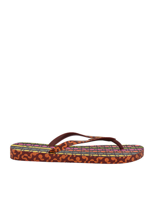 Ipanema Sem Igual Pop Flip Flops Brown