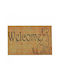 Click Entrance Mats Carpet Welcome Dog Yellow 40x60cm Thickness 20mm 2pcs