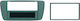 Phonocar DIN Fascia Panels 2 Din Blue/Grey for Seat Ibiza 2008-2013
