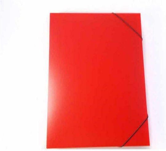 Groovy Plastic File Box with Rubber Band 36x4x26cm