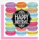 Happy Birthday Macarons Ευχετήρια Κάρτα Γενεθλίων