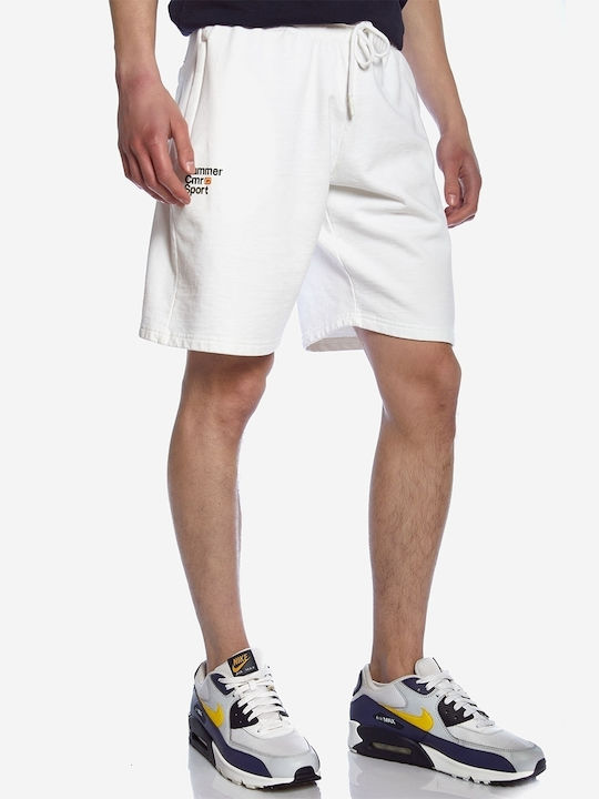 Camaro Men's Sports Shorts White