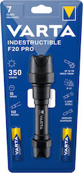 Varta Indestructible F20 Pro Waterproof Flashlight LED 350lm