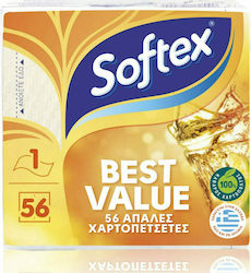 Softex Best Value 56 Napkins Single-ply 86gr