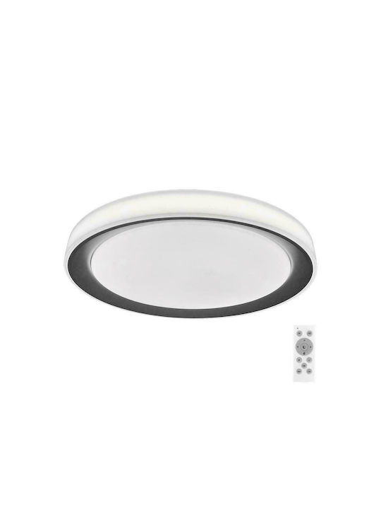 Rabalux Everest Modernă Metalică Plafonieră de tavan WiFi cu LED Integrat 51buc Argint