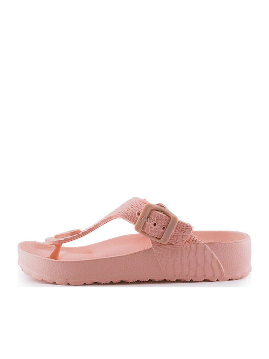 Love4shoes 2288-0179 Women's Flip Flops Pink