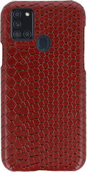 Vennus Wild Back Cover Δερματίνης Dark Red (Gal...