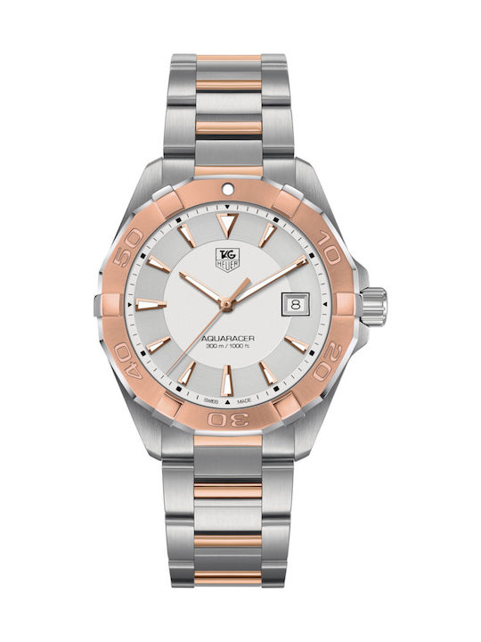 TAG Heuer Aquaracer Watch Battery with Metal Bracelet TAG Heuer Aquaracer Watch Battery with Metal Bracelet