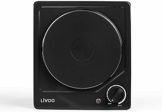 Livoo Επιτραπέζια Εστία Εμαγιέ Μονή Μαύρη