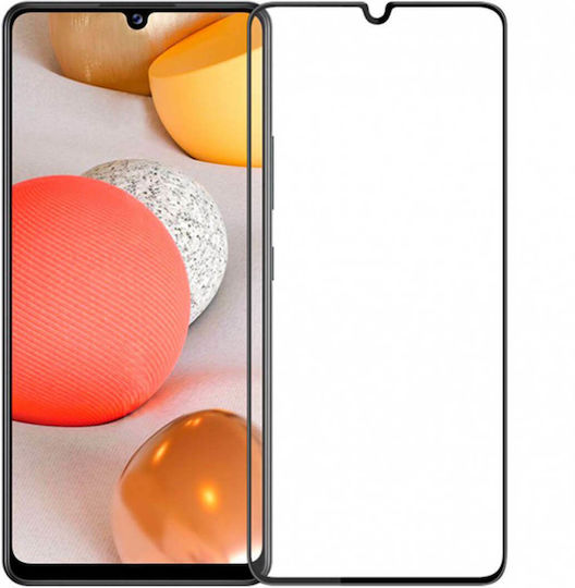 3D 0.3mm Full Face Tempered Glass Μαύρο (Galaxy A42)