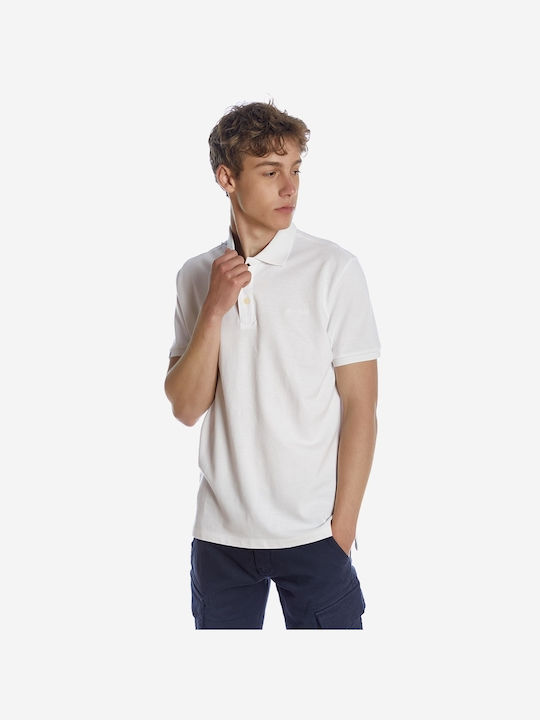 Camaro Ανδρικό T-shirt Polo Λευκό