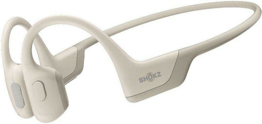 Shokz OpenRun Pro Bone Conduction Bluetooth Handsfree Earphones with Sweat Resistance Beige