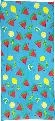 Beach Towel Watermelons/Lemon trees 180x90cm.