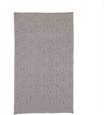 Melinen Cuba Beach Towel Cotton Light Grey 180x90cm.