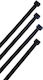 Pack of 100pcs Black Plastic Cable Ties 200x3mm SZS-3X200/BLACK