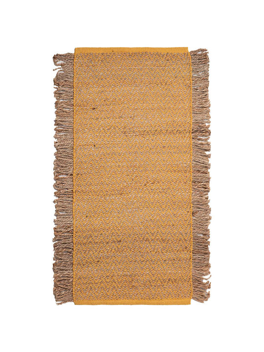 Silk Fashion 1741 Χαλί Διάδρομος Καλοκαιρινό από Γιούτα με Κρόσια Sand