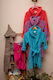 Klotsotiras Kids Hooded Bathrobe Cloclo Turquoise