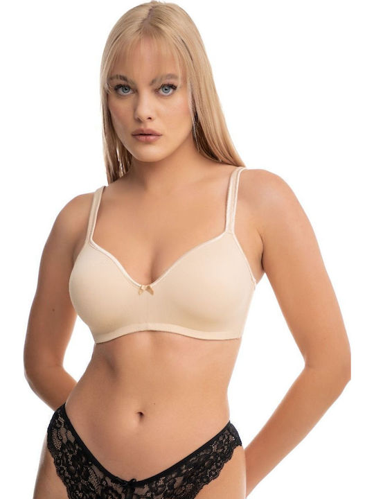 Norddiva Lingerie Μπεζ Σουτιέν χωρίς Ενίσχυση &...