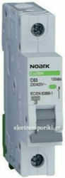 Noark 1-Pole Automatic Circuit Breaker 25A 101597