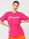 Superdry Γυναικείο T-shirt Φούξια