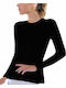 Helios -00 Bluza termica pentru femei cu maneci lungi Negru