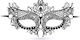 Crushious Mystica BDSM Maske Schwarz