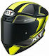 KYT TT-Course Tourist Full Face Helmet ECE 22.05 1450gr Matt Yellow Fluo YSTT0011XS