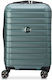 Delsey Slim Cabin Travel Suitcase Hard Green wi...