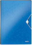 Leitz Wow 4589 Expanding File Folder Form Holder for A4 Sheets Blue