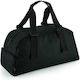 BagBase BG278 Recycled Essentials Holdall Σακ Βουαγιάζ 35lt Μαύρο Υφασμάτινο Μ55xΠ25xΥ28εκ.