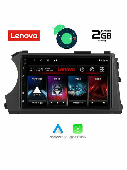 Lenovo Car-Audiosystem für Audi A7 Ssangyong Actyon / Kyron / Aktyon 2006-2015 (Bluetooth/USB/AUX/WiFi/GPS/Apple-Carplay) mit Touchscreen 9"