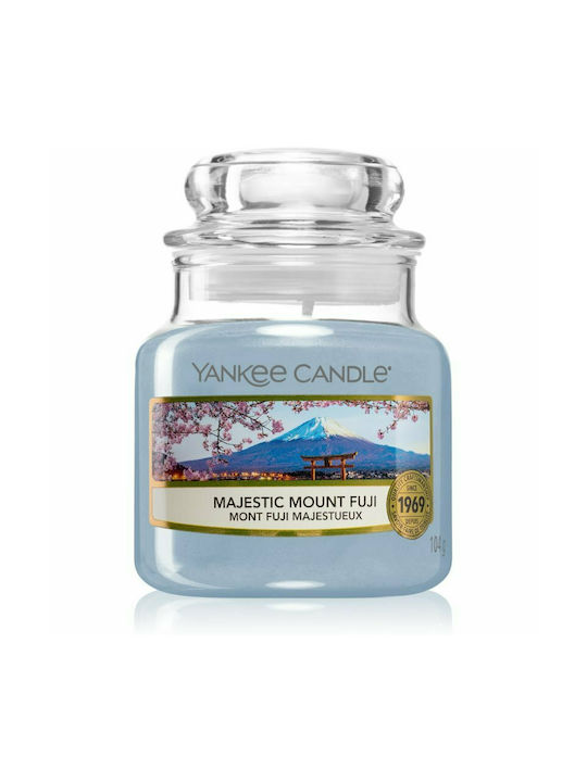 Yankee Candle Scented Candle Jar with Scent Majestic Mount Fuji White 104gr 1pcs